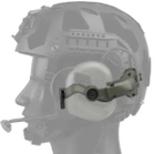 Кріплення адаптер на каску шолом HD-ACC-08 Olive для навушників Peltor/Earmor/Howard (Чебурашка) - зображення 3