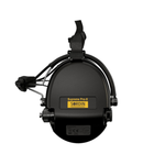 Активні навушники для стрільби Sordin Supreme Pro-X Neckband Black із заднім тримачем під шолом - зображення 5