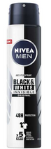 Antyperspirant Nivea Men Black & White Invisible Original 250 ml (4005808730735) - obraz 1