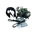 Активные защитные наушники Earmor M32X MARK3 Dual (FG) Olive Mil-Std