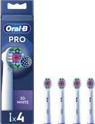 Насадки для електричної зубної щітки Oral-b Braun Pro 3D White, 4 шт (8006540847213) - зображення 1