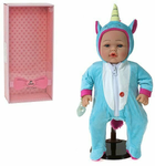 Lalka bobas Adar Unicorn Costume Blue Śpiewa i mówi po polsku 40 cm (5901271580466) - obraz 1