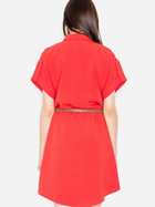 Sukienka koszulowa damska elegancka Figl M442 L Czerwona (5901299587072) - obraz 2