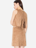Sukienka na ramiączkach damska letnia Figl M461 S Brązowa (5901299589977) - obraz 2
