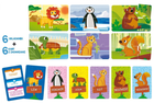 Настільна гра Lisciani Fun and Education Дитячі пазли та флеш-карти Тварини (8008324075416) - зображення 2