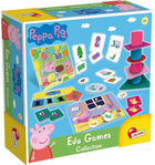 Набір настільних ігор Lisciani Peppa Pig Educational Games Collection (8008324086429) - зображення 1
