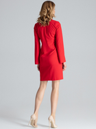 Sukienka midi jesienna damska Figl M550 M Czerwona (5902194337472) - obraz 2