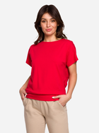 Bluzka damska z krótkim rękawem BeWear B224 L Czerwona (5903887655576) - obraz 2
