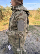 Куртка тактична весняна камуфляж Жіноча COMBAT Soft-Shell камуфляж ЗСУ S M - зображення 5