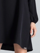 Sukienka trapezowa damska mini Figl M566 S-M Czarna (5902194340182) - obraz 4