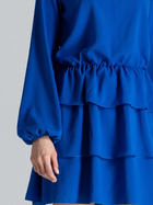 Sukienka krótka letnia damska Figl M601 S Niebieska (5902194349079) - obraz 5