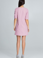 Sukienka trapezowa damska mini Figl M618 XL Różowa (5902194350563) - obraz 2