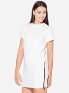 Плаття-футболка коротке літнє жіноче Katrus K349 S Екрю (5902194328395) - зображення 1