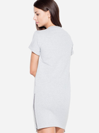 Плаття-футболка коротке літнє жіноче Katrus K349 XL Сіре (5902194328388) - зображення 2