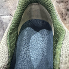 Тактичні Кросівки Олива Літо Натуральна шкіра Крейзі Хорс 40 (26.5см) - зображення 8