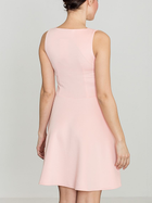 Sukienka trapezowa damska mini Lenitif K098 M Różowa (5902194314107) - obraz 2