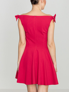 Sukienka krótka letnia damska Lenitif K170 L Czerwona (5902194307253) - obraz 2