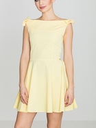Плаття коротке літнє жіноче Lenitif K170 XL Жовте (5902194307307) - зображення 1