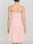 Sukienka krótka letnia damska Lenitif K368 XL Różowa (5902194330015) - obraz 2