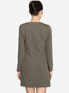 Sukienka krótka jesienna damska Lenitif K373 XL Oliwkowa (5902194330572) - obraz 2