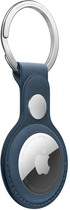 Шкіряний брелок Apple для AirTag с кольцом для ключей Pacific Blue (MT2K3) - зображення 3