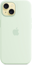 Панель Apple MagSafe Silicone Case для Apple iPhone 15 Soft Mint (MWNC3) - зображення 3