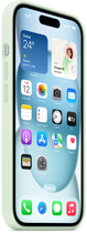 Панель Apple MagSafe Silicone Case для Apple iPhone 15 Soft Mint (MWNC3) - зображення 6