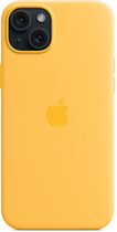 Панель Apple MagSafe Silicone Case для Apple iPhone 15 Plus Sunshine (MWNF3) - зображення 5