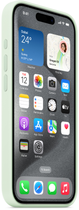 Панель Apple MagSafe Silicone Case для Apple iPhone 15 Pro Soft Mint (MWNL3) - зображення 5