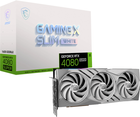 Відеокарта MSI PCI-Ex GeForce RTX 4080 Super 16G Gaming X Slim White 16GB GDDR6X (256bit) (2625/23000) (2 x HDMI, 2 x DisplayPort) (RTX 4080 SUPER 16G GAMING X SLIM WHITE) - зображення 7