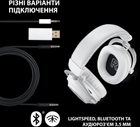 Навушники Logitech G Pro X 2 Lightspeed Wireless White (981-001269) - зображення 6