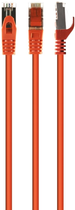 Patch Cord Cablexpert Cat 6a SSTP 30 m Pomarańczowy (PP6A-LSZHCU-O-30M) - obraz 1