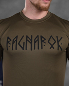 Тактическая потоотводящая футболка Oblivion tactical RAGNAROK олива L - изображение 2