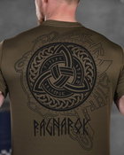 Тактическая потоотводящая футболка Oblivion tactical RAGNAROK олива L - изображение 6