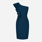 Sukienka ołówkowa damska midi Lenitif K488 L Niebieska (5902194354066) - obraz 6
