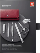 Манікюрний набір Zwilling Classic Inox Manicure Set Red 5 шт (97546-003-0) - зображення 3