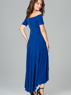 Sukienka długa letnia damska Lenitif K485 XL Niebieska (5902194353670) - obraz 2