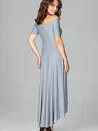 Плаття довге літнє жіноче Lenitif K485 L Сіре (5902194353502) - зображення 2