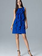 Плаття коротке літнє жіноче Figl M622 XL Синє (5902194357159) - зображення 1
