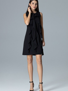 Плаття коротке літнє жіноче Figl M622 S Чорне (5902194357005) - зображення 3