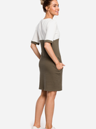 Плаття-футболка коротке літнє жіноче Made Of Emotion M418 M Хакі (5903068429767) - зображення 2