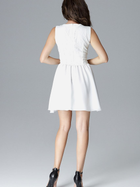Sukienka krótka letnia damska Lenitif L024 XL Ecru (5902194363129) - obraz 2