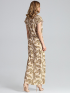 Sukienka długa letnia damska Figl M668 S Beżowa (5902194367813) - obraz 2