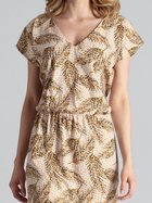 Sukienka T-shirt damska długa Figl M668 XL Beżowa (5902194367844) - obraz 5