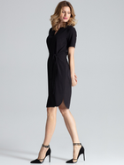 Плаття-футболка міді літнє жіноче Figl M669 S Чорне (5902194368018) - зображення 5