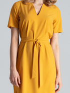 Плаття-футболка міді літнє жіноче Figl M669 S Гірчичне (5902194368094) - зображення 5