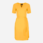 Плаття-футболка міді літнє жіноче Figl M669 M Гірчичне (5902194368100) - зображення 6