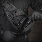 Сумка з липучкою Sling Pistol M-Tac Hex Elite Black/Black Bag - зображення 9