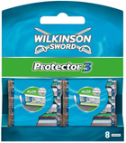 Wymienne wkłady do maszynki do golenia Wilkinson Sword Protector 3 8 szt (4027800513604) - obraz 1