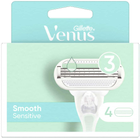 Змінні картриджі для бритви Gillette Venus Smooth Sensitive 4 шт (7702018600489) - зображення 1